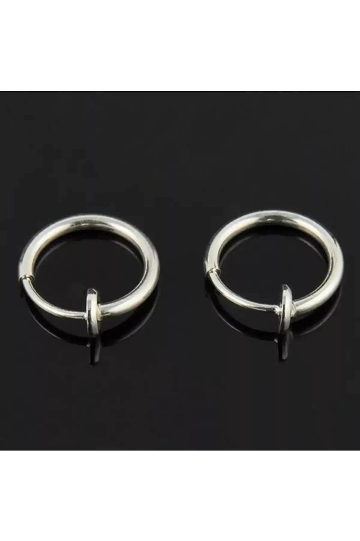 Genel Markalar Fake Piercing-Küpe Seti Paslanmaz Çelik ve Renkli Tasarımla Şıklık Sunar