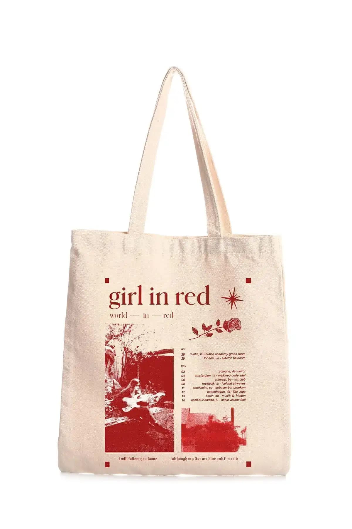 Genel Markalar Girl In Red Bez Çanta: Şık, Dayanıklı ve Çok Amaçlı Günlük Aksesuar