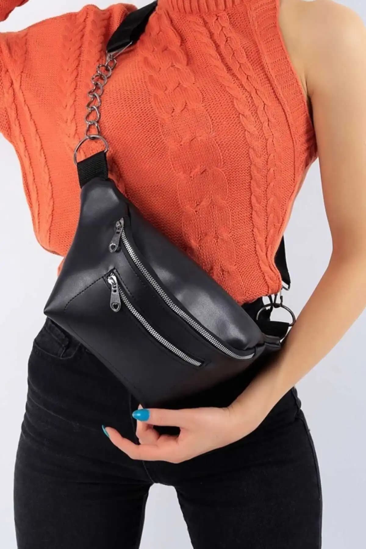 Güce Zincirli ve Top All BAG Kadın Bel Çantaları Karşılaştırması 1
