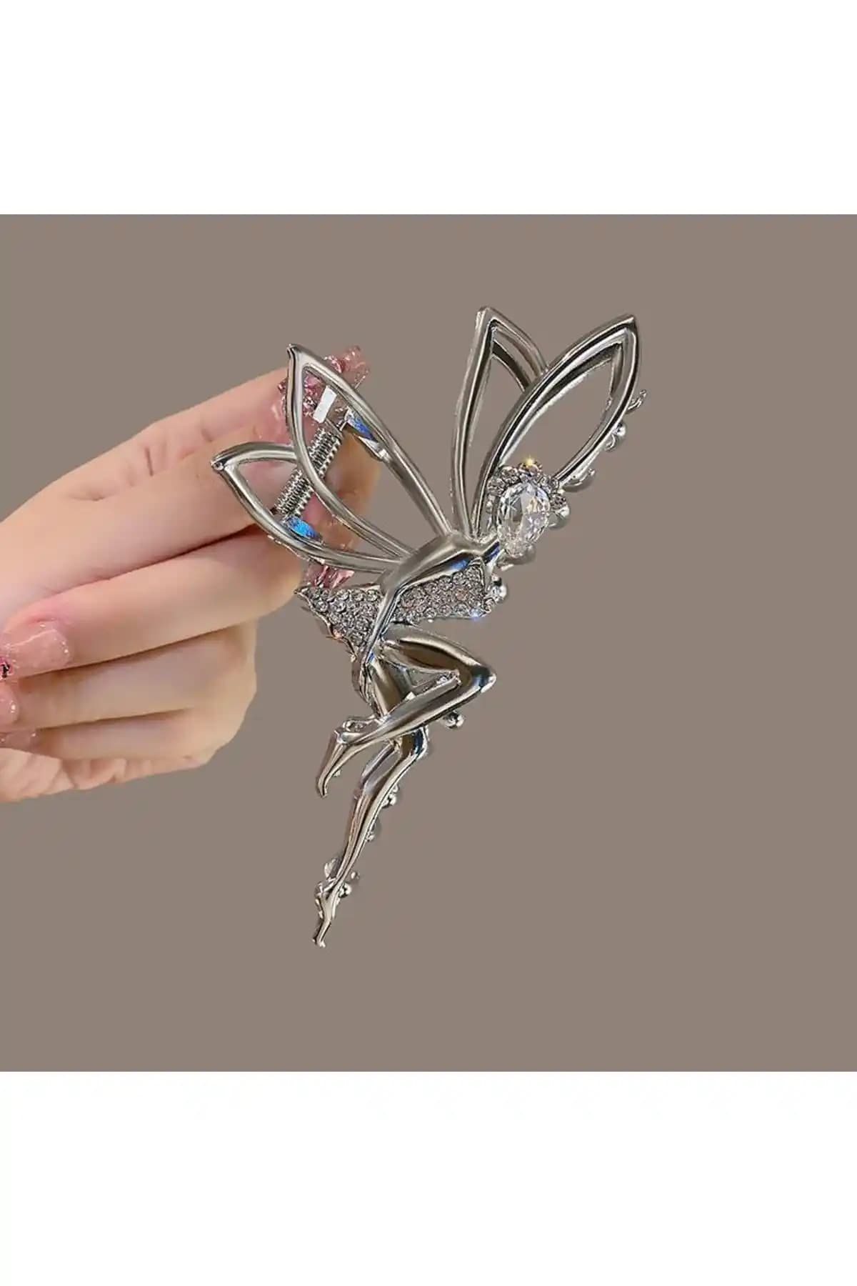 GÜLPEŞE Büyük Boy Metal Mandal Toka: Zarif ve Dayanıklı Saç Aksesuarı