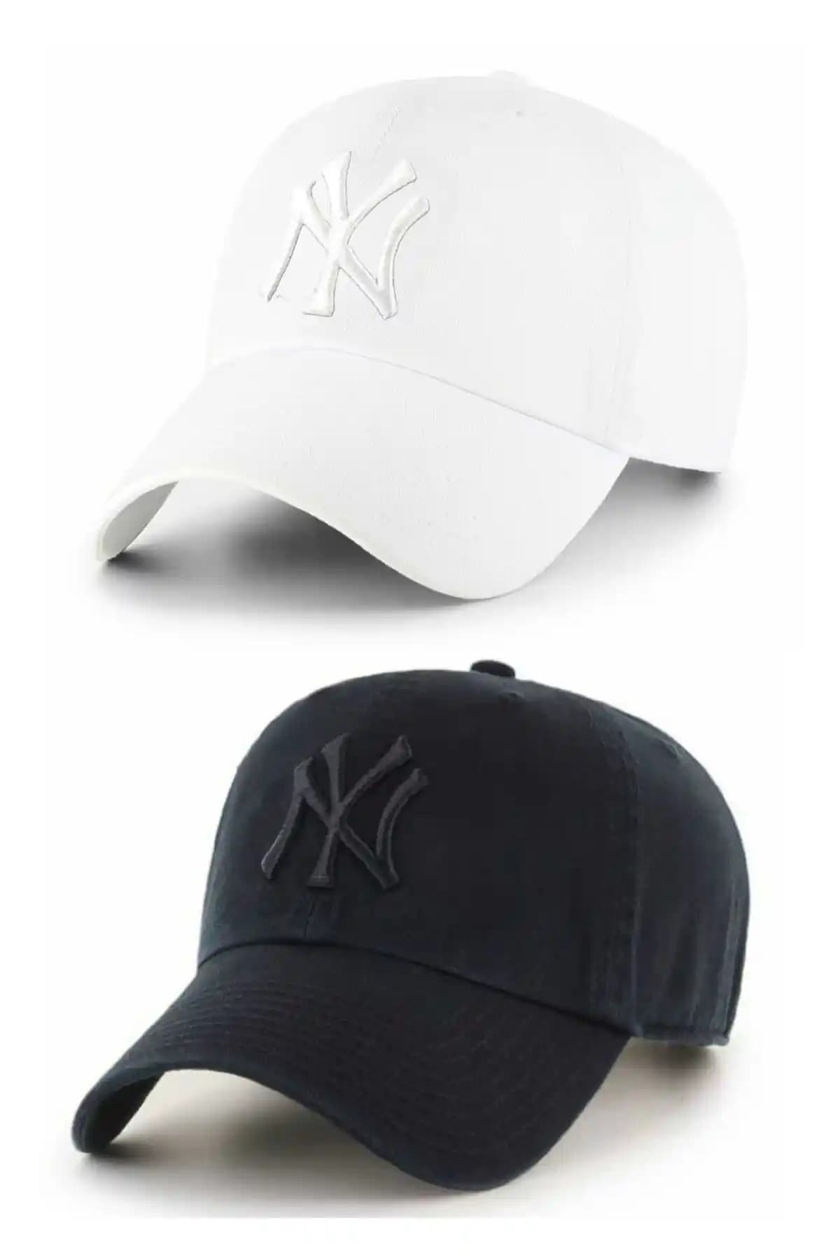 GYES Spor Şapka Seti Unisex Siyah Beyaz Renk Seçenekleriyle Şıklık ve Konfor