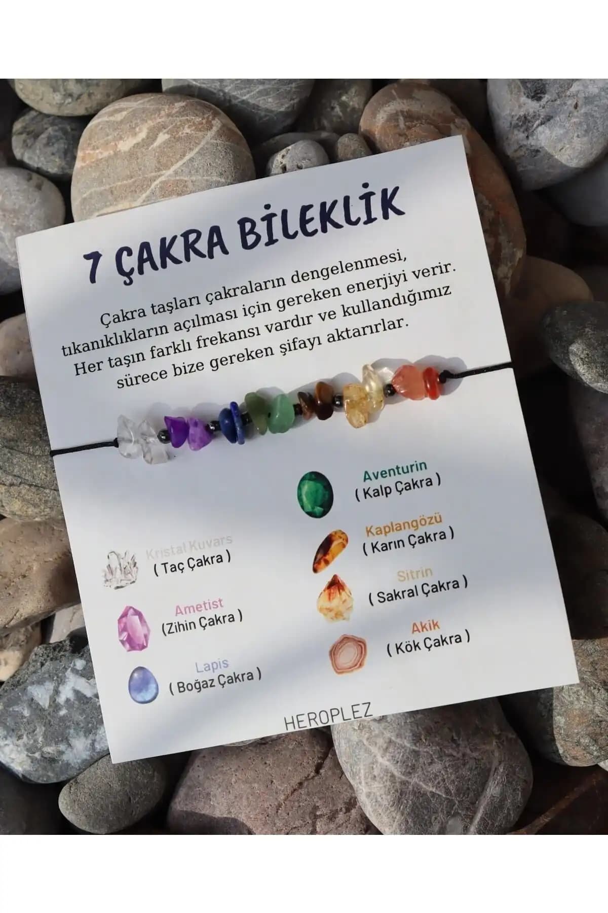 H Heroplez ve Osmanlı Doğal Taş 7 Çakra Bileklikleri Karşılaştırması 1