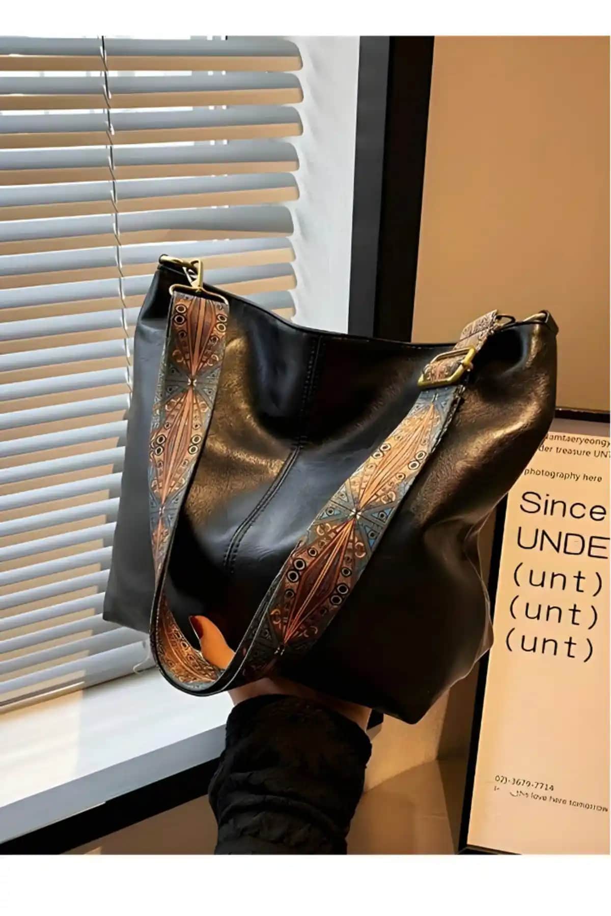 HAPBUY Kadın Lüks Omuz Çantaları Karşılaştırması: Siyah ve Krem Seçenekleri İncelemesi