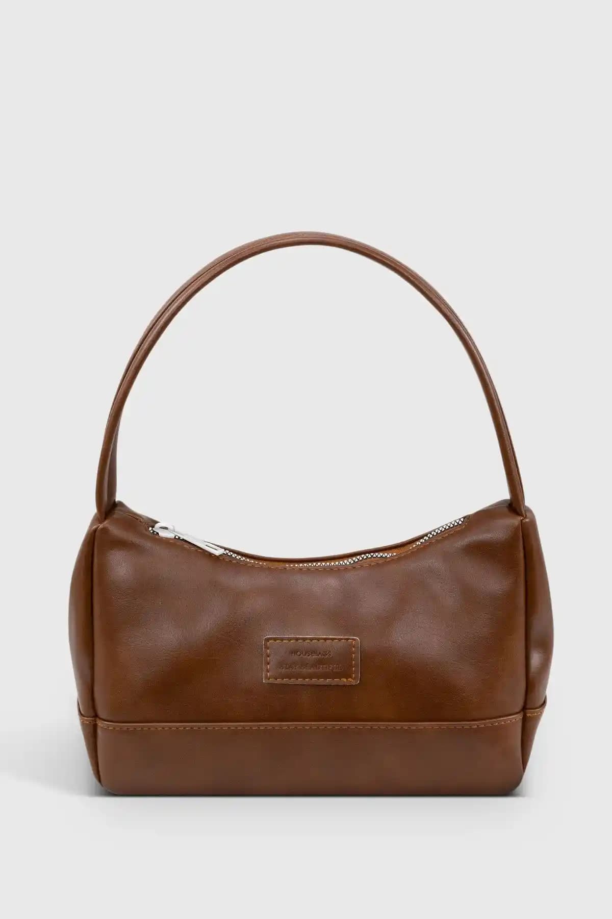 Housebags Kadın Kahverengi Baguette Çanta Şık ve Kullanışlı Günlük Çanta Seçenekleri