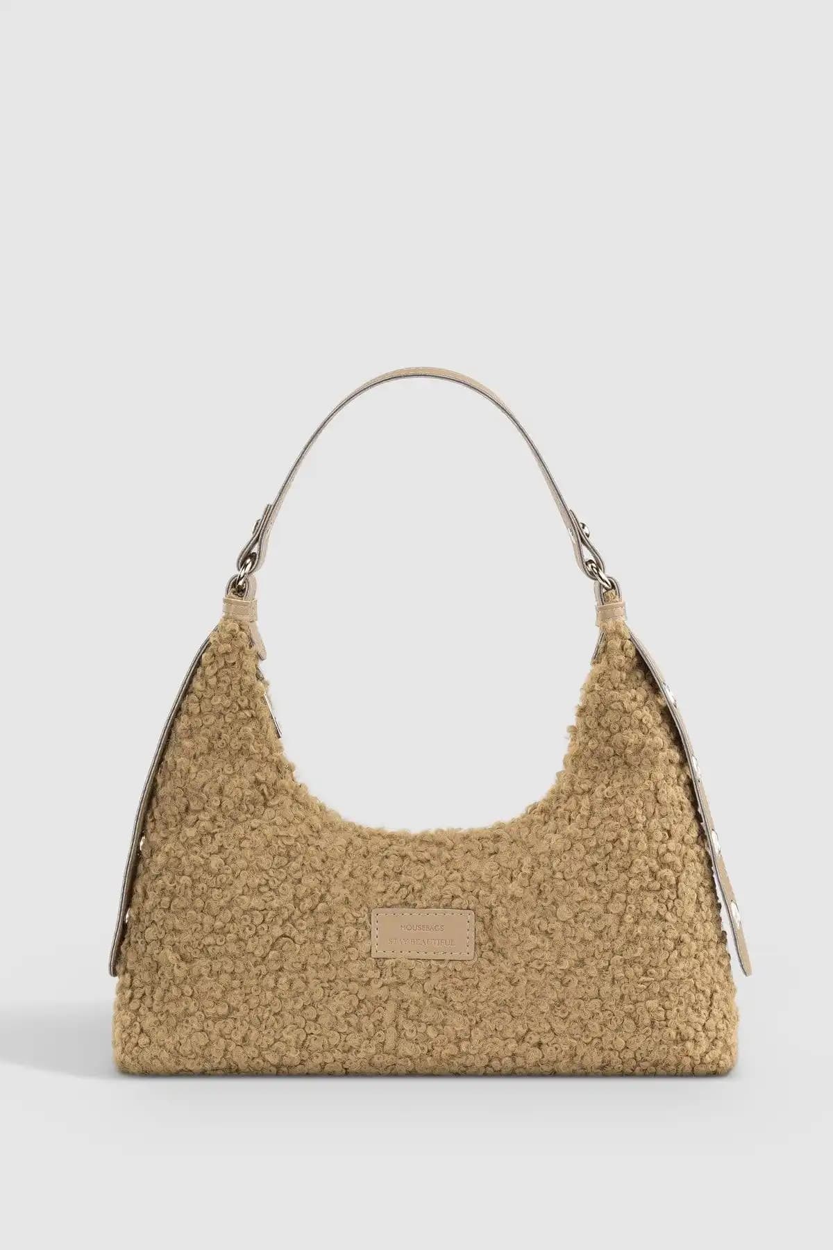 Housebags Kadın Suni Kürklü Dokuma Baguette Çanta Karşılaştırması ve Özellikleri 2