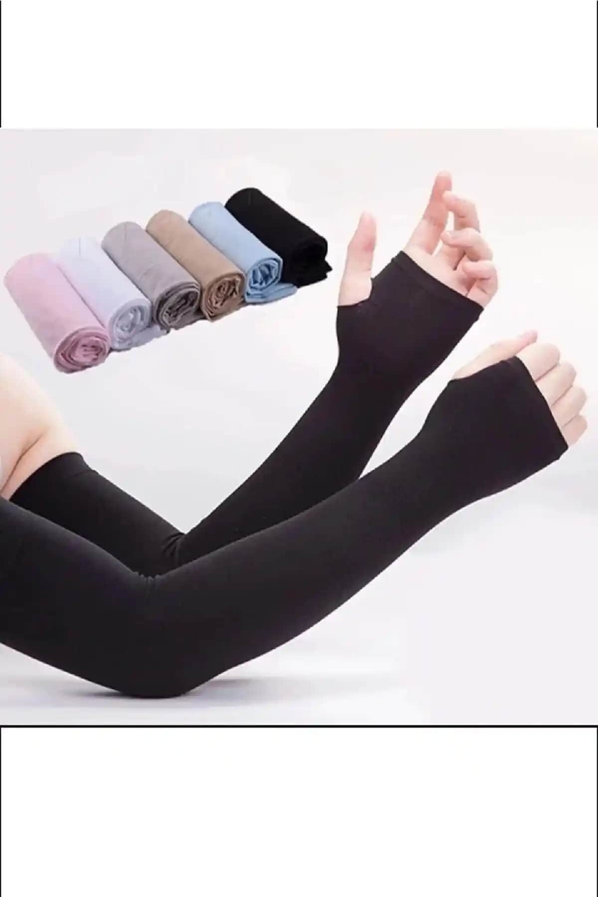 İYİ MODA Unisex Siyah Pamuklu Kolluk: Şık ve Konforlu Kış Aksesuarı