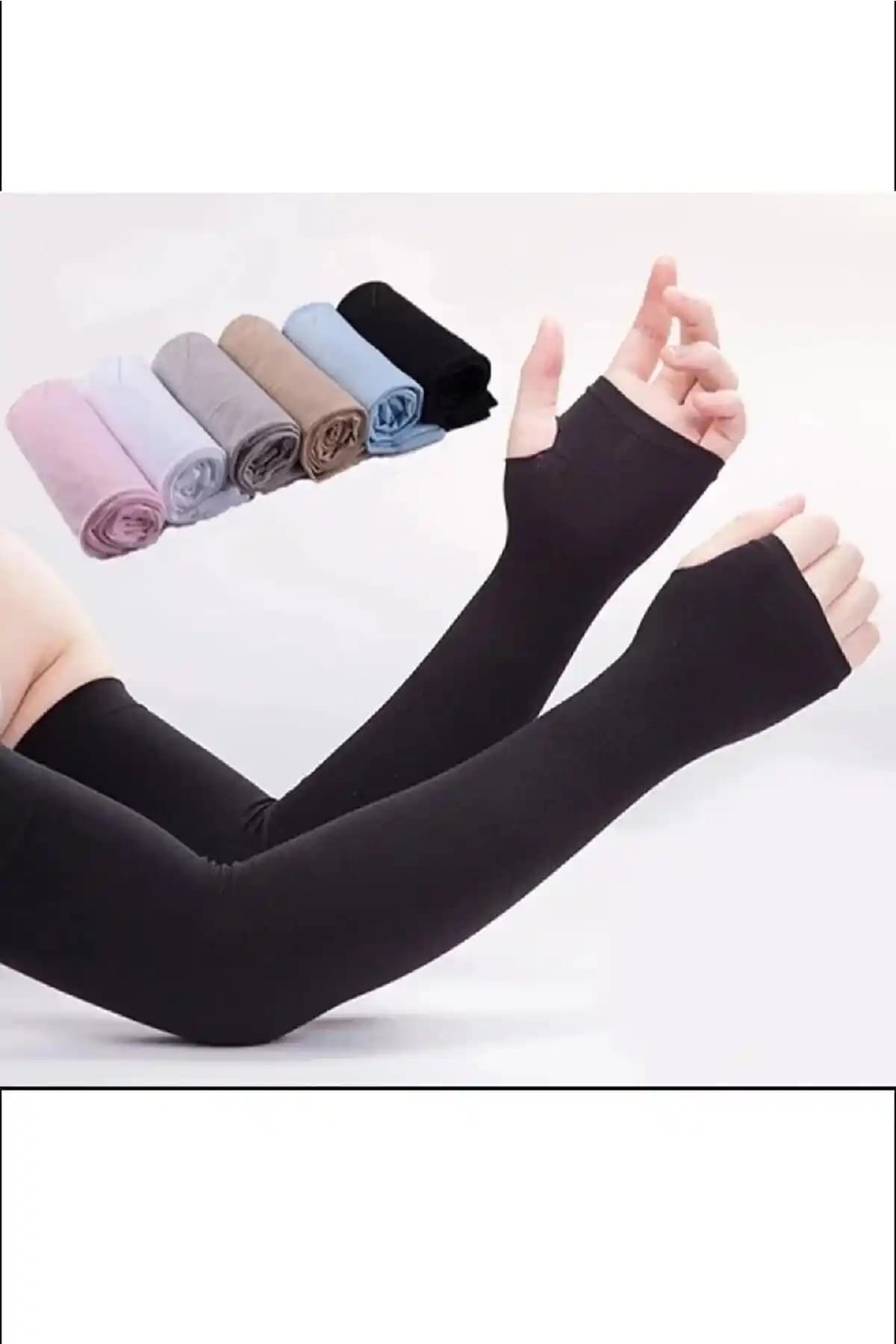 İYİ MODA Unisex Siyah Pamuklu Kolluk: Şık ve Konforlu Kış Aksesuarı