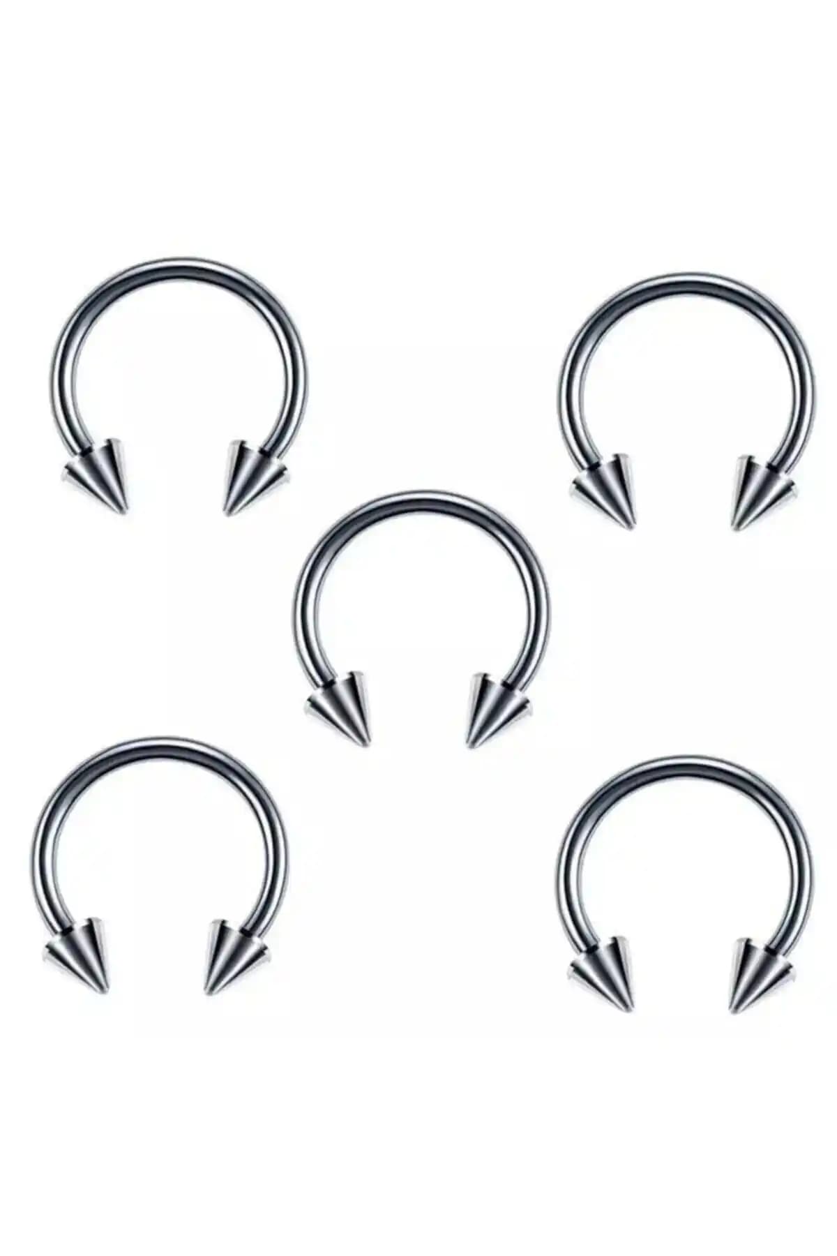 Jaida Moda Piercing Setleri Karşılaştırması: Septum ve Unisex Gümüş Çelik Piercingler