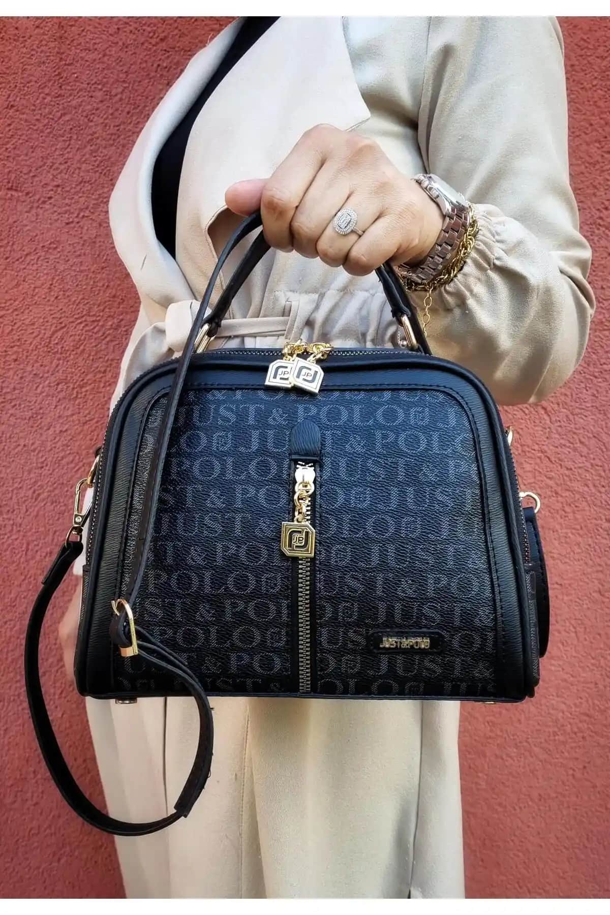 Just Polo Kadın 4 Bölmeli Omuz Çantası Şık ve Fonksiyonel Tasarımıyla Günlük Kullanıma Uygun