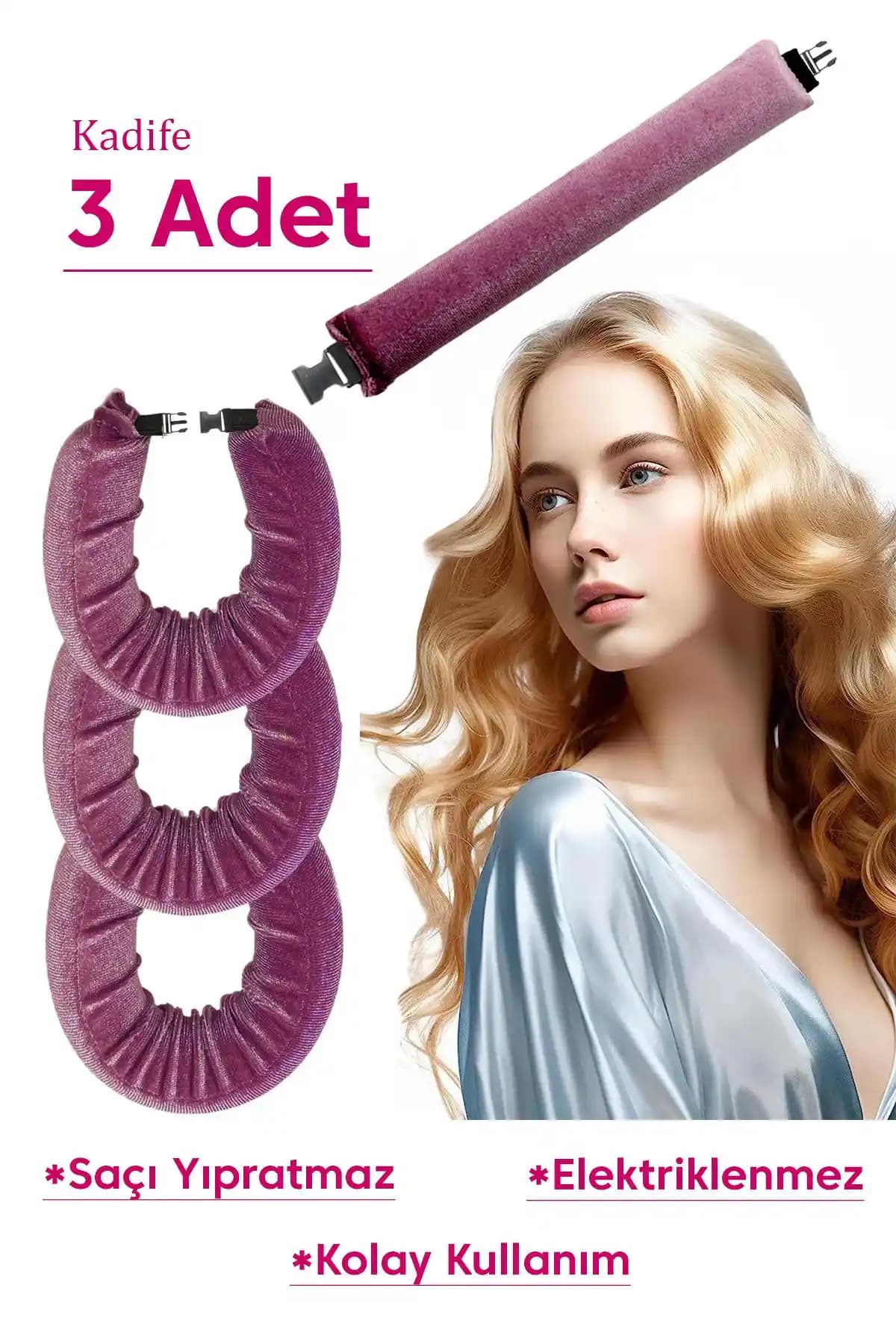 Kadife Saç Şekillendirici Ürünleri: Şıklık ve Konfor Sunan ısısız Saç Şekillendirme Çözümü