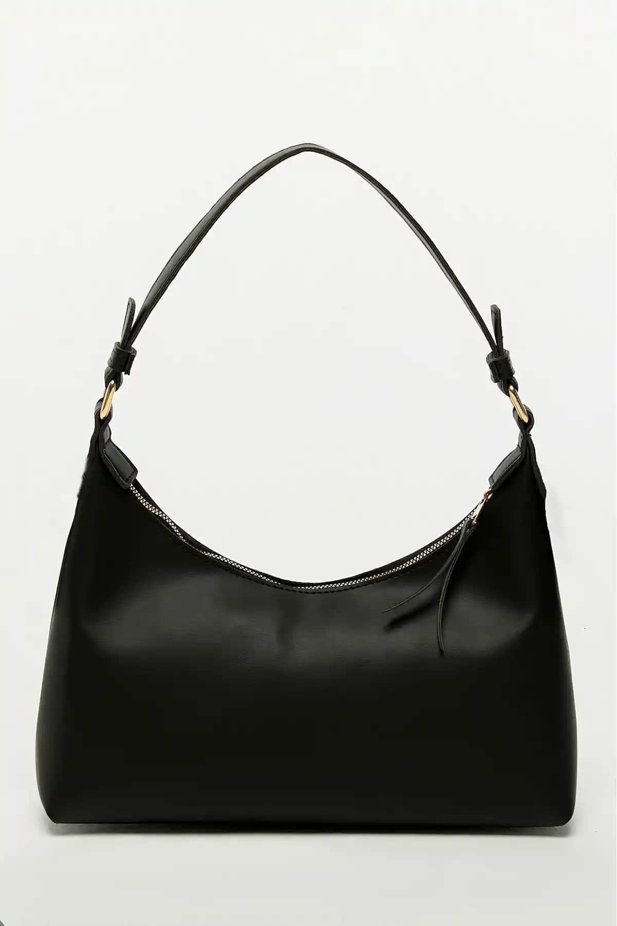 Kadın Siyah El ve Omuz Çanta: Modern ve Çok Yönlü Tasarım ile Günlük Şıklık