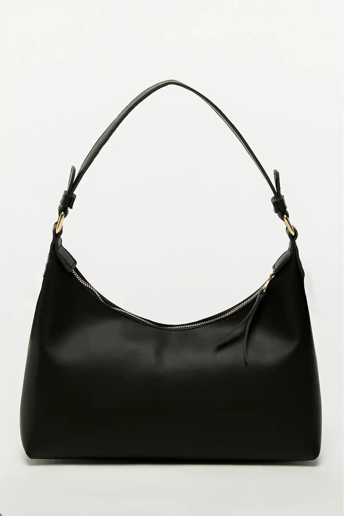 Kadın Siyah El ve Omuz Çanta: Modern ve Çok Yönlü Tasarım ile Günlük Şıklık