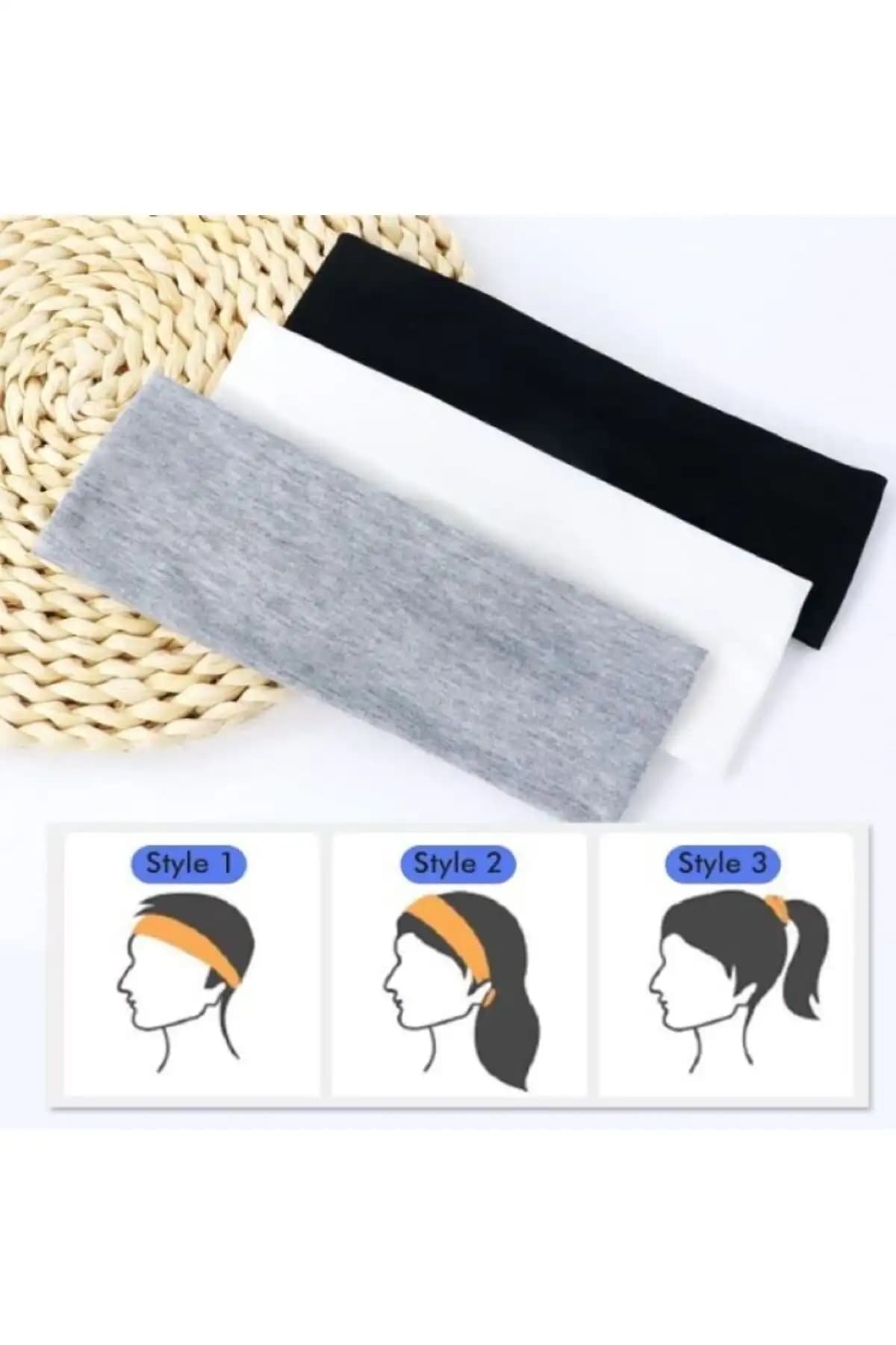 Kadınlar İçin Pamuklu Esnek Saç Bandı ve Bandana Karşılaştırması 1