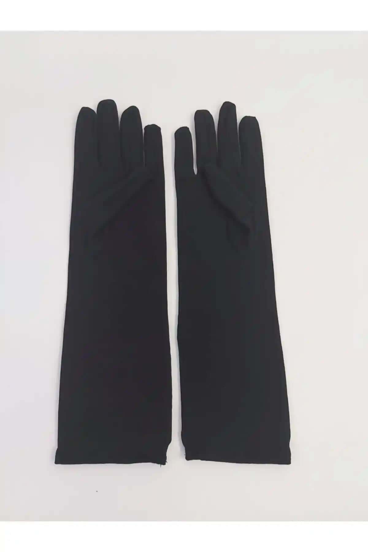 Kanaviçe Bayan Kumaş Tesettür Eldiven B050: Şık ve Konforlu Aksesuar Seçenekleri