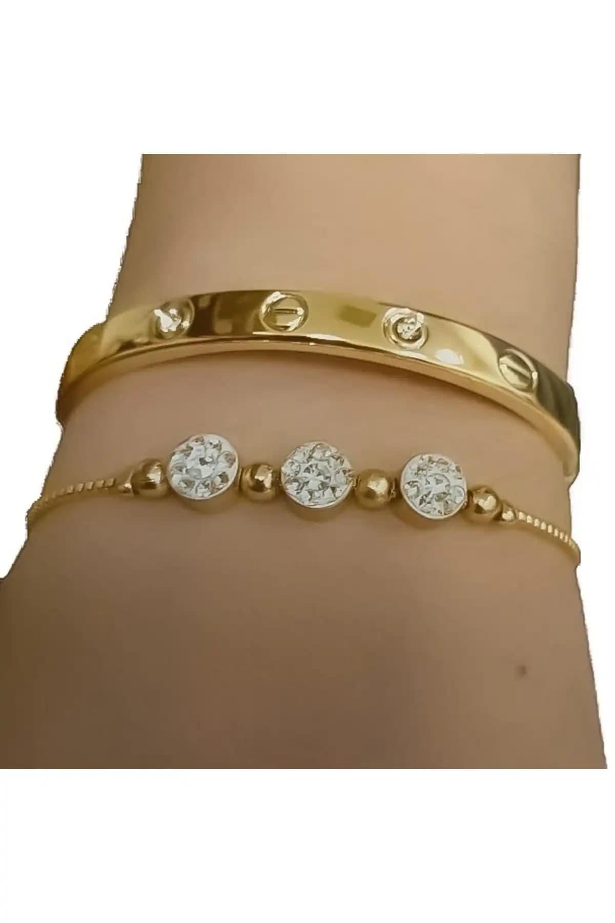 Karşılaştırma: Jack Ferrero ve X-Lady Accessories Altın Renk Bileklik Setleri 2