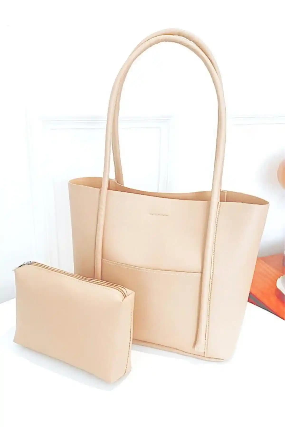 Katusa STD Krem Yavrulu Omuz Çantası Şık ve İşlevsel Tasarımıyla Günlük Kullanım İçin Uygun