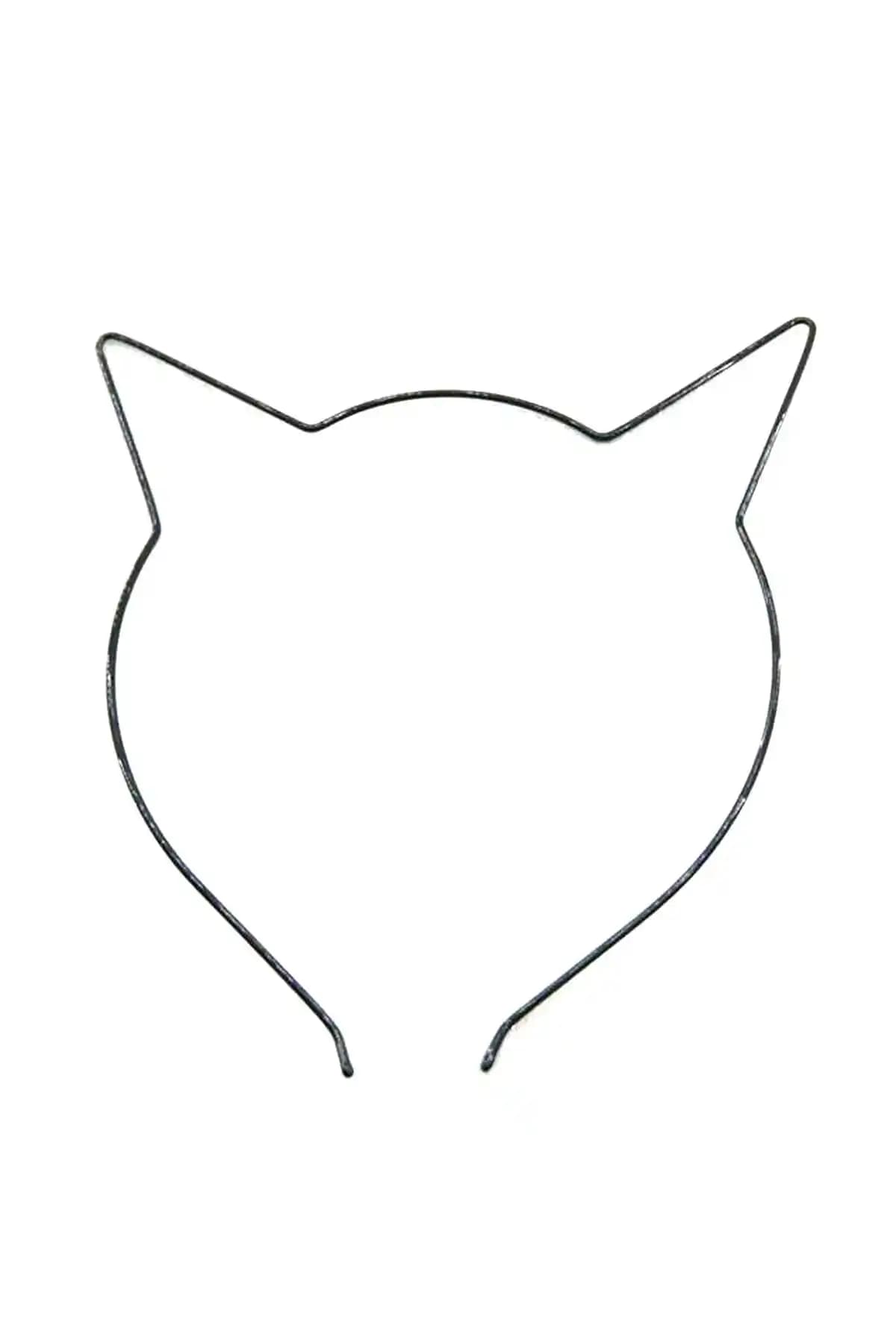Kedi Figürlü Metal Taç Kadınlar İçin Şık ve Eğlenceli Aksesuar Seçeneği