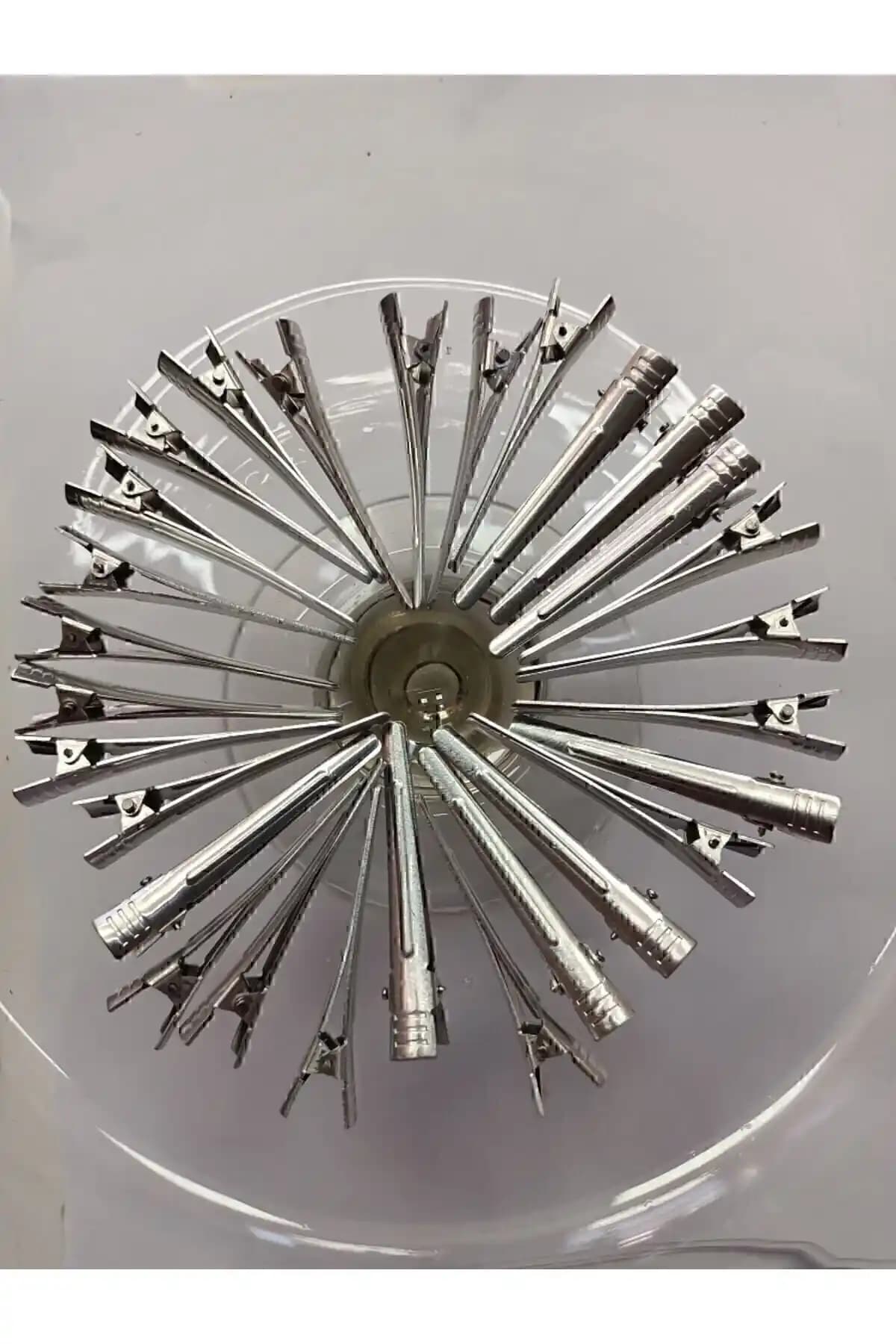 KIRMIZICOSMETİCS 30 Adet Alüminyum Saç Pensi Seti Profesyonel ve Ev Kullanımı İçin Uygun