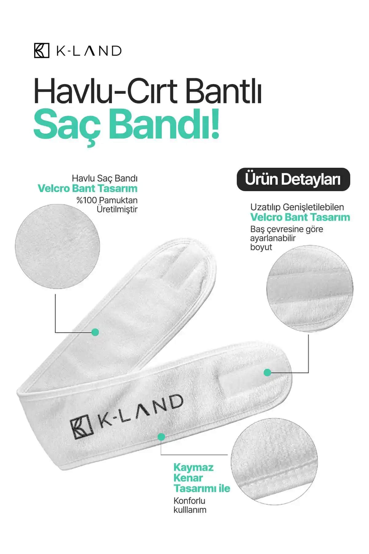 KLAND Havlu Saç Bandı: Yüksek Kalite ve Pratiklik Sunan Makyaj ve Cilt Bakım Ürünü