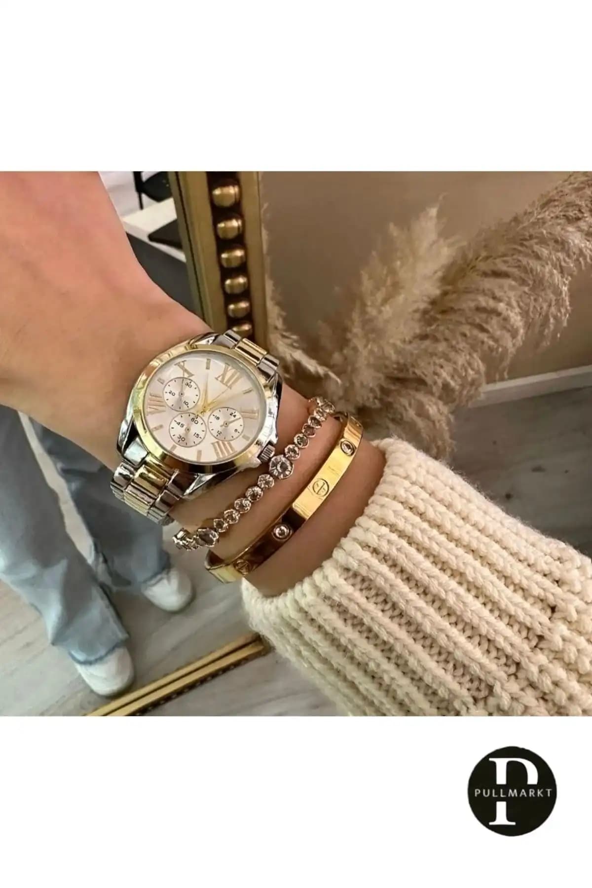 Leerybee ve Pullmarkt Gümüş Renk Çelik Kordon Saatleri Karşılaştırması 2