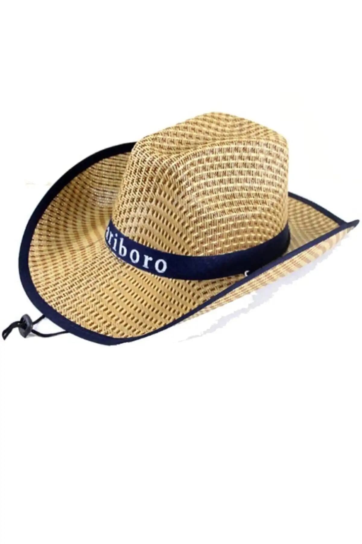 Luminos Butik Geniş Kenarlı Camel Örgü Desenli ve Pandoli Hasır Kovboy Şapkası Karşılaştırması 2