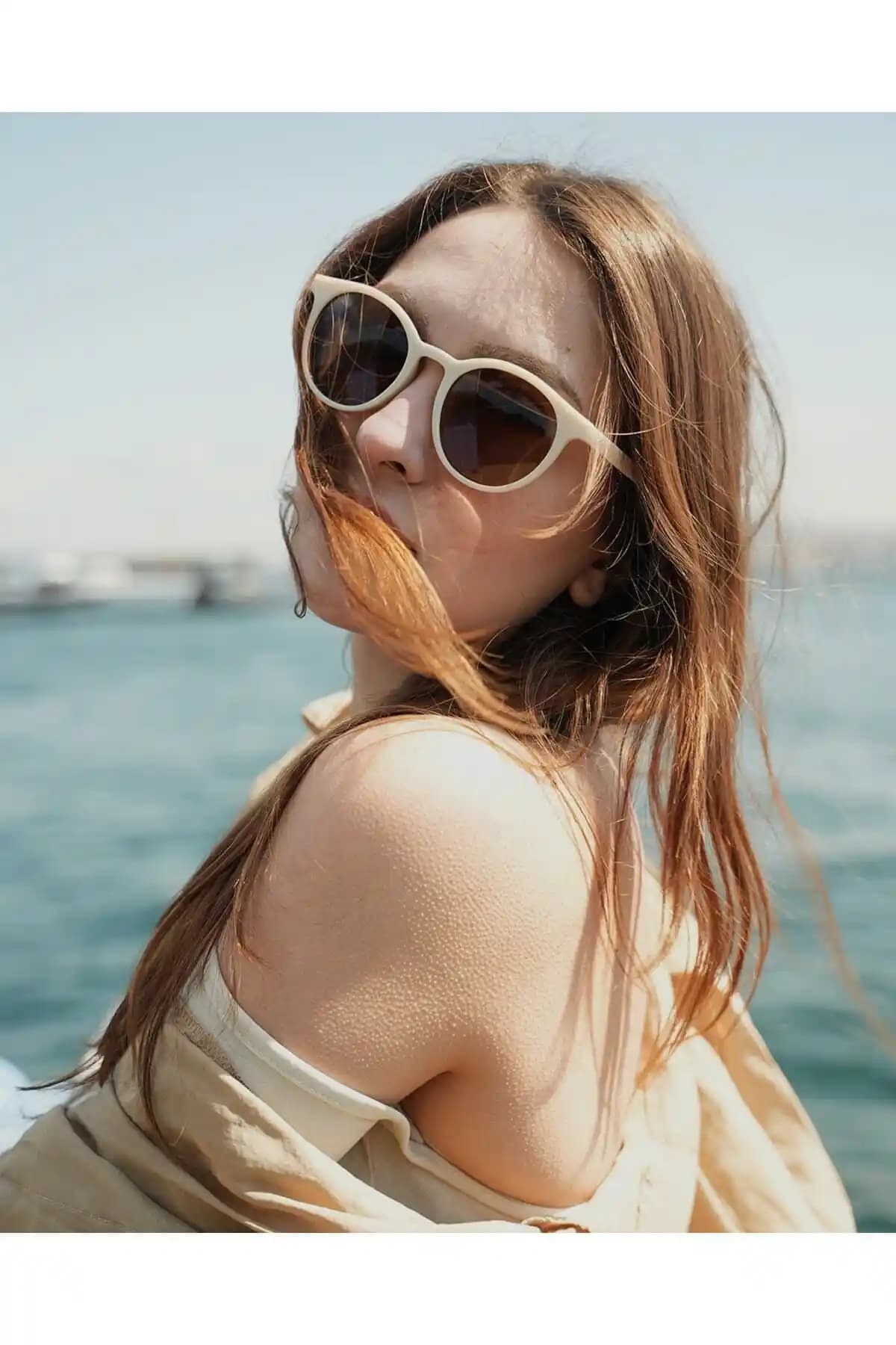 MACERATİ Petta Unisex Vintage Oval Güneş Gözlüğü Şıklık ve Koruma Bir Arada