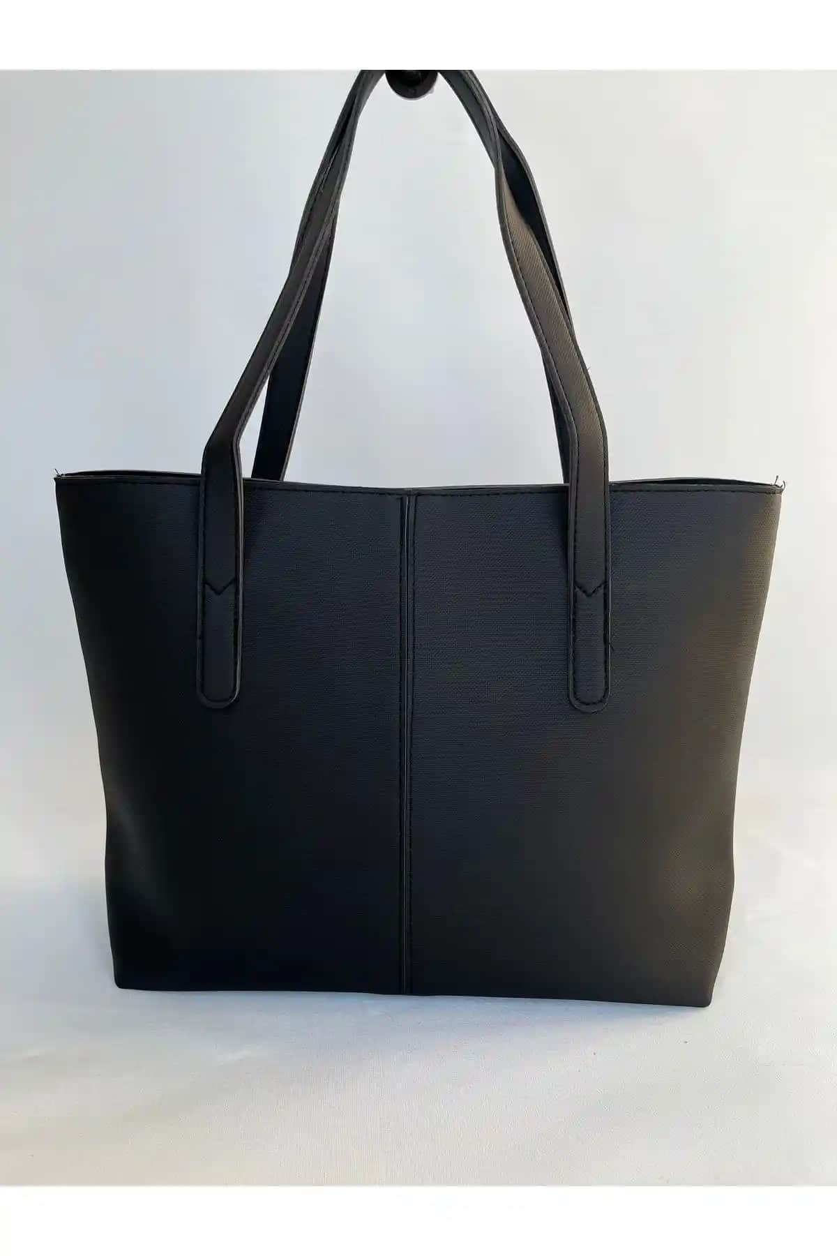 Melecco Kadın Siyah Evrak ve Günlük Kullanım Çantası: Şık ve Dayanıklı Tasarım