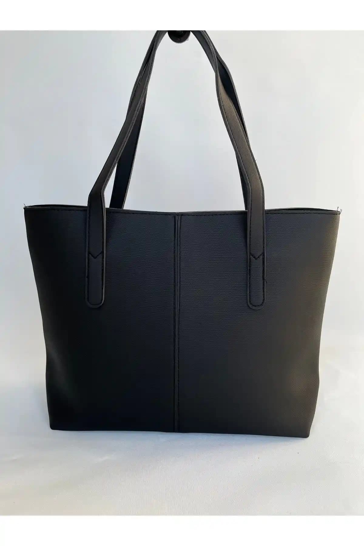 Melecco Kadın Siyah Evrak ve Günlük Kullanım Çantası: Şık ve Dayanıklı Tasarım