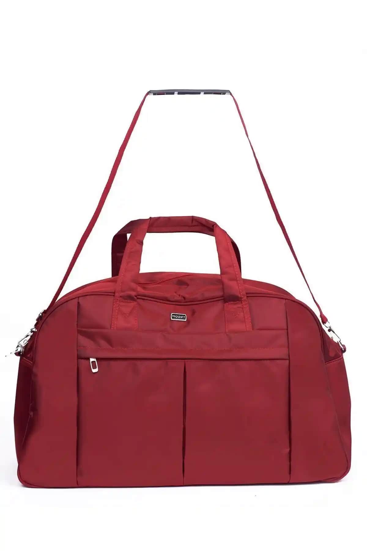 Moda 8055 Bordo Büyük Boy Seyahat Çantası Şıklık ve İşlevselliğin Birleşimi