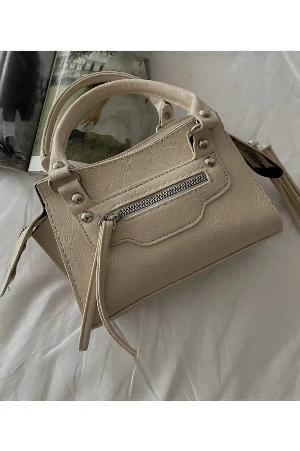 Modstore Miny City Kadın El ve Omuz Çantası Doğa Dostu Suni Deri Tasarımıyla Günlük Şıklık