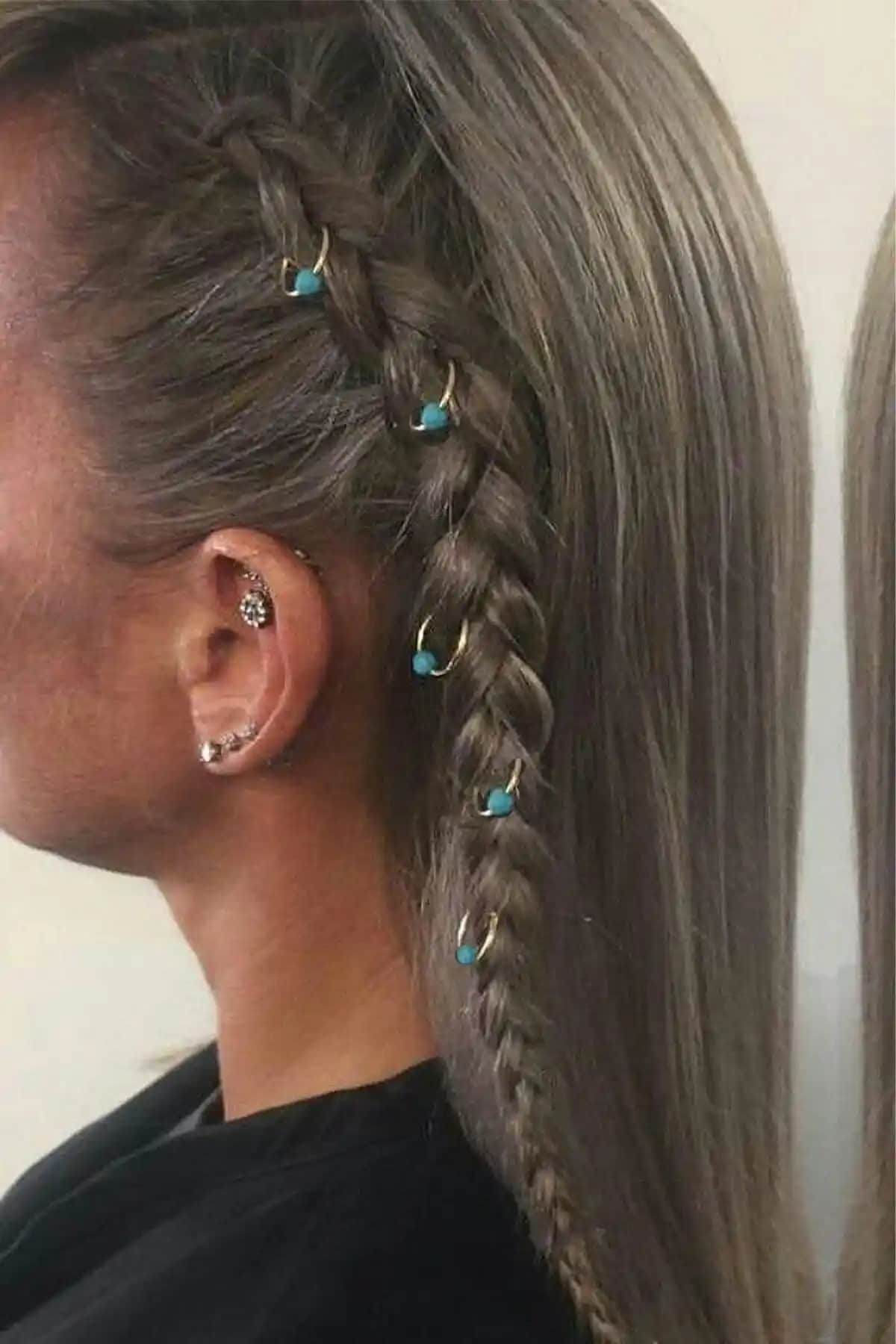 Monalisa Kadın Nostajik Saç Küpesi Toka Seti Şık ve Renkli Tasarımıyla Gençlerin Favorisi