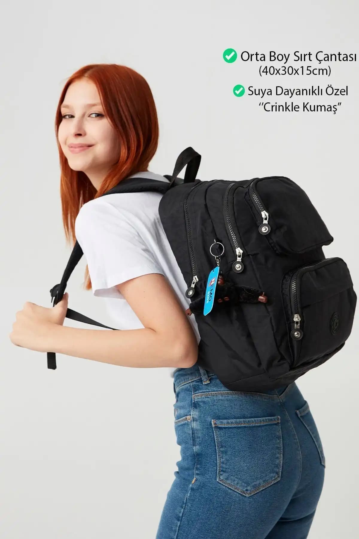 MORCA Dark Black ve NEMO BAGS Siyah Sırt Çantası Karşılaştırması: Özellikler ve Kullanıcı Yorumları 1