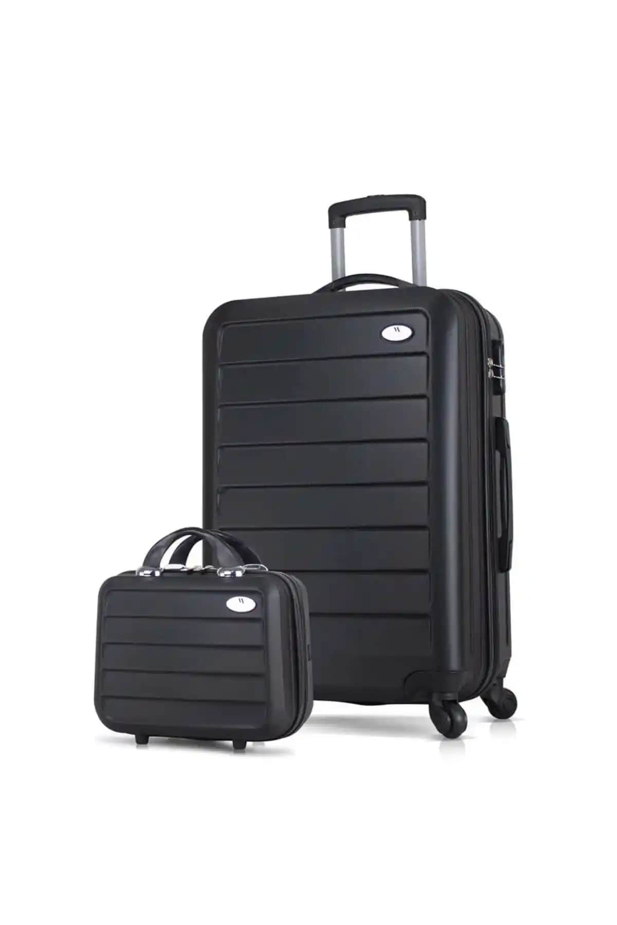 My Valice Ruby Abs Siyah 2'li Valiz Seti: Dayanıklı ve Şık Seyahat Aksesuarları