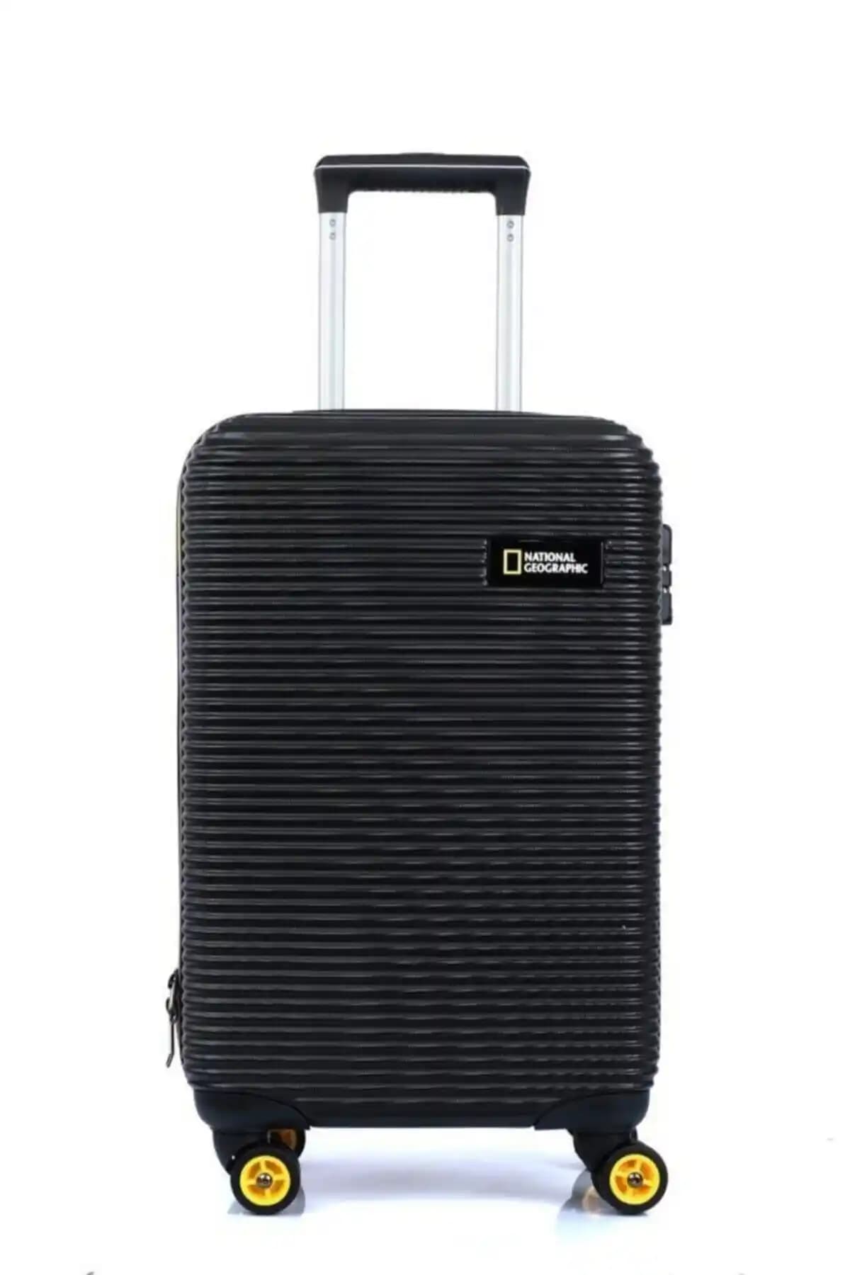 National Geographic Orta Boy Siyah Valiz: Şık, Dayanıklı ve Fonksiyonel Seyahat Çözümü