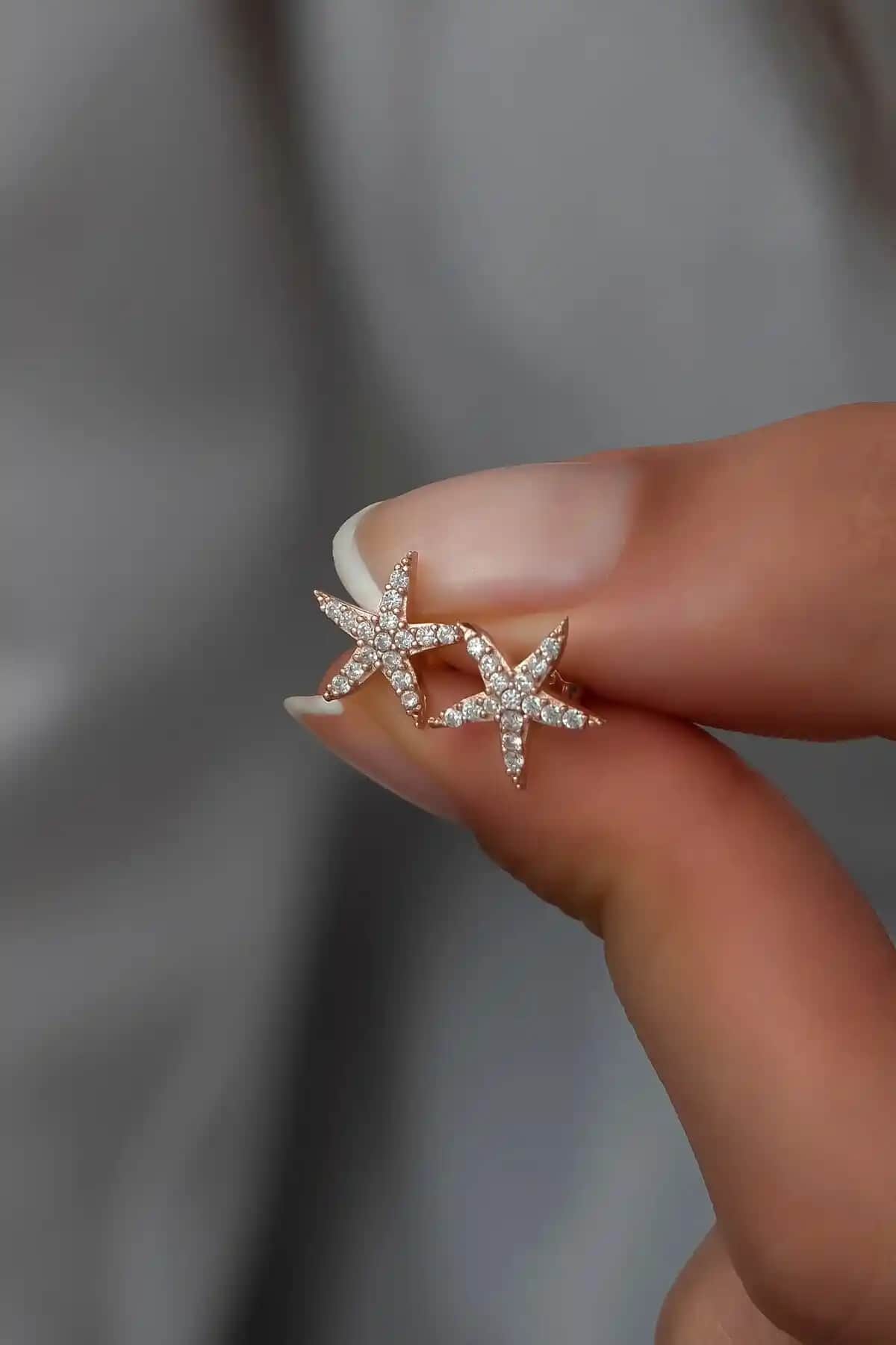 NEREZE 925 Ayar Gümüş ve Turkuaz Deniz Yıldızı Küpelerinin Karşılaştırması