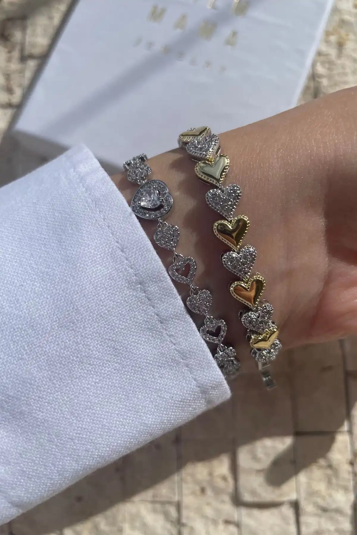 NEREZE ve PALMMAMA Trend Minimal Kalp Bileklikleri Karşılaştırması 2
