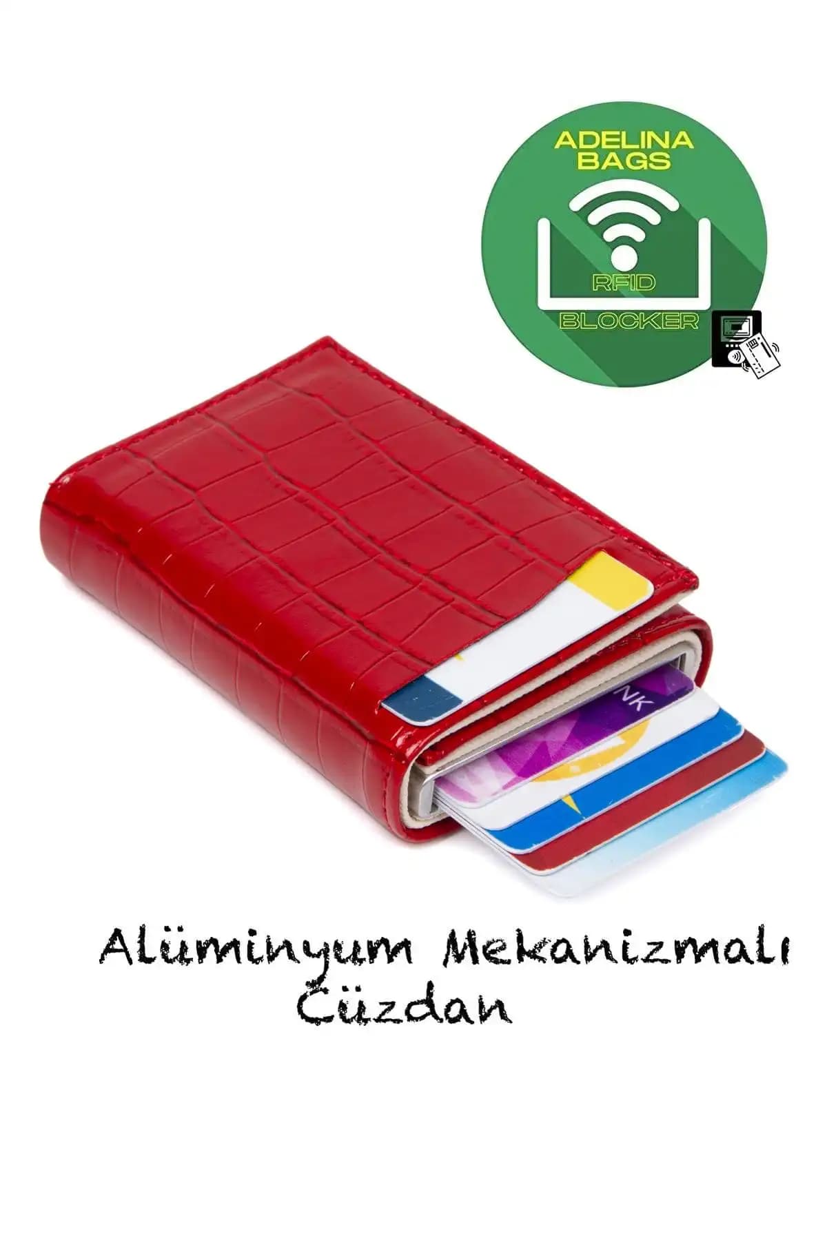 Newish Adelina Timsah Desenli ve Mekanizmalı Kartlık Cüzdan Karşılaştırması 1