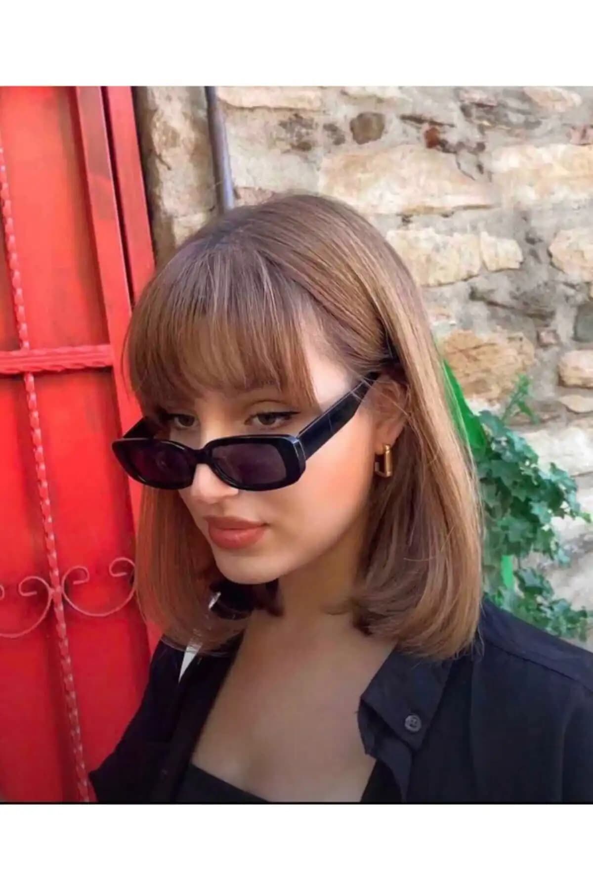 Nilu Moda Siyah Retro Unisex Güneş Gözlüğü Estetik ve Fonksiyonellik Bir Arada