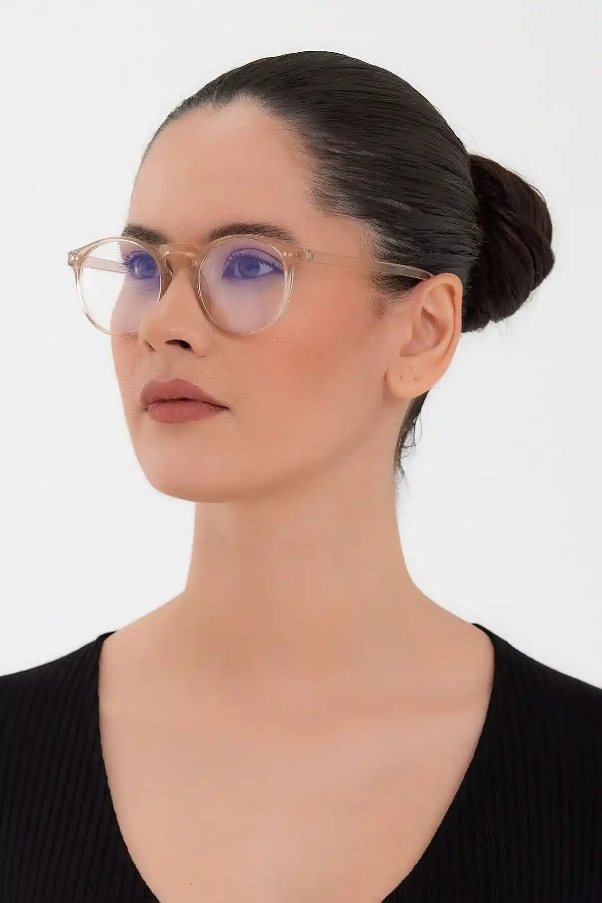 Nilu Moda Unisex Mavi Işık Koruyucu Bilgisayar Gözlüğü Şık ve Fonksiyonel Tasarım