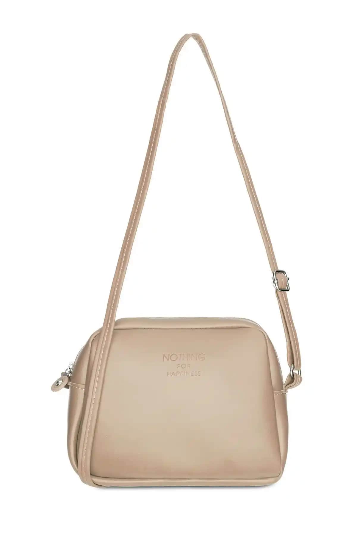 Nothin Kadın Mini Urban Çapraz Askılı Fermuarlı Vegan Deri Çanta Tanıtımı