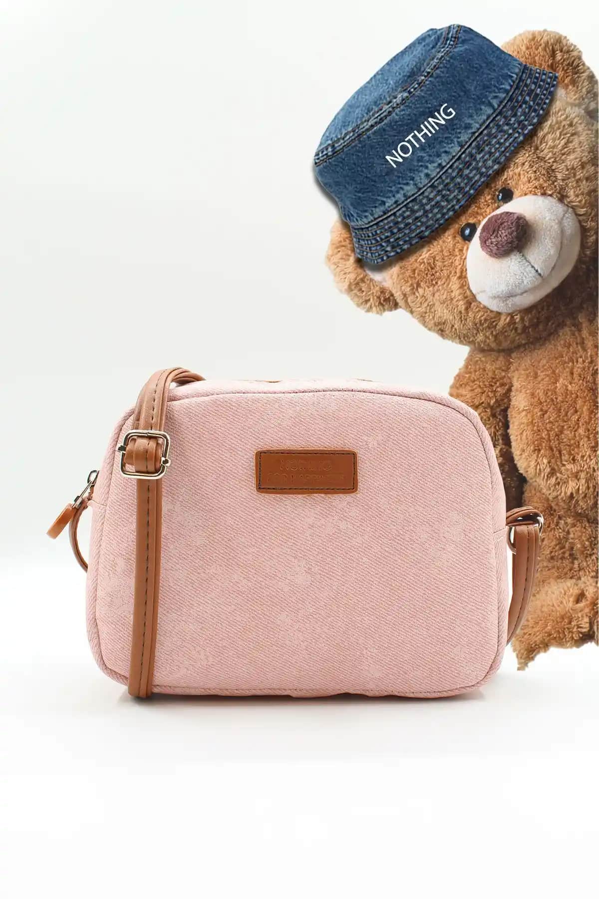 Nothing Mini Urban Denim Kot Çanta Kadınlar İçin Şık ve Pratik Günlük Aksesuar