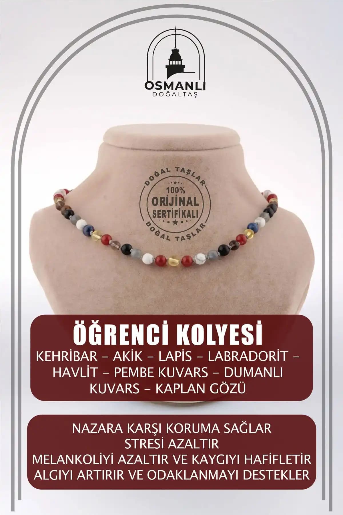 Osmanlı Değerli ve Doğal Taş Öğrenci Kolyesi Karşılaştırması ve Seçim Rehberi 2
