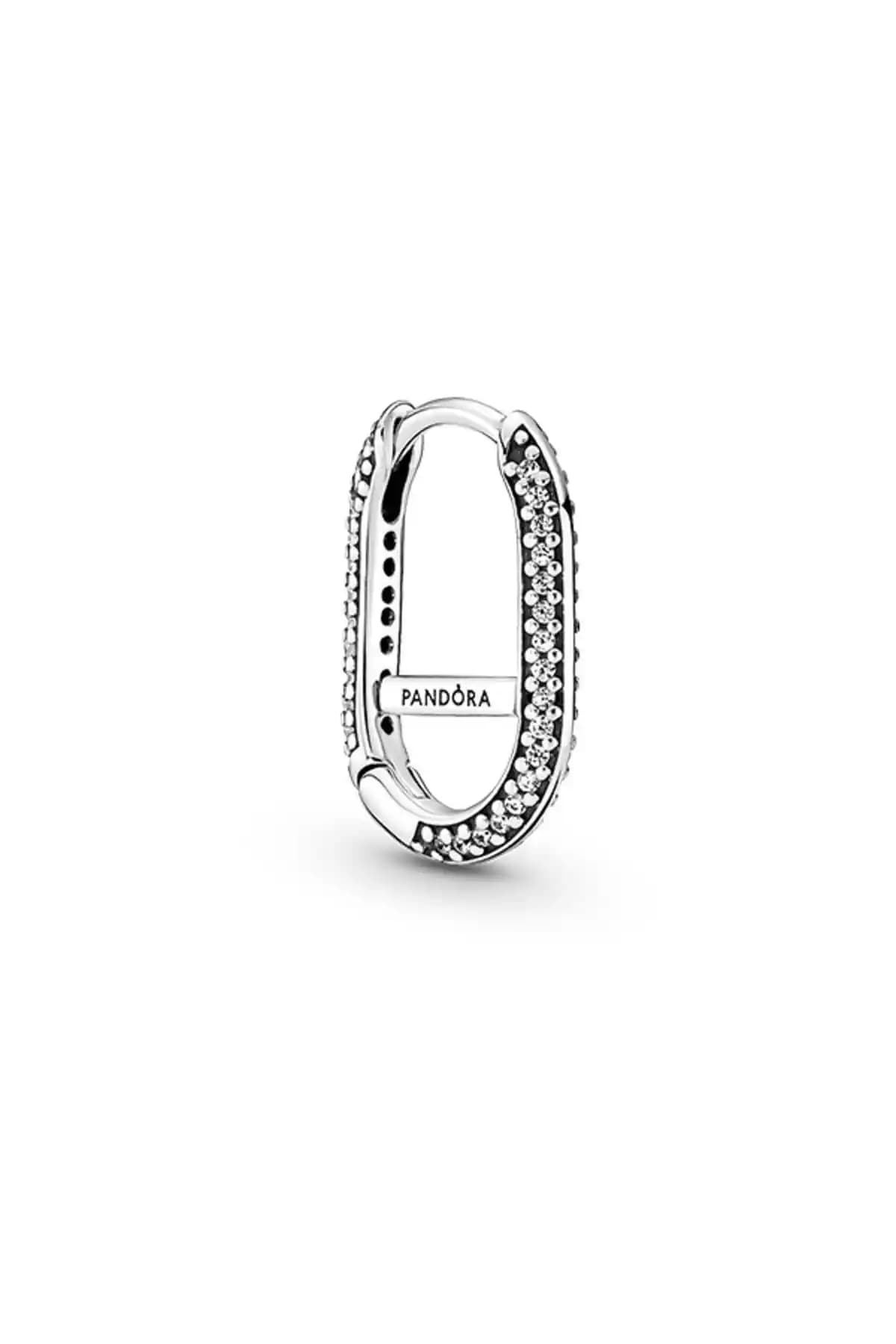 Pandora Me Pavé Halka Küpe: Modern ve Şık Tasarımıyla Kadınlar İçin Zarif Aksesuar