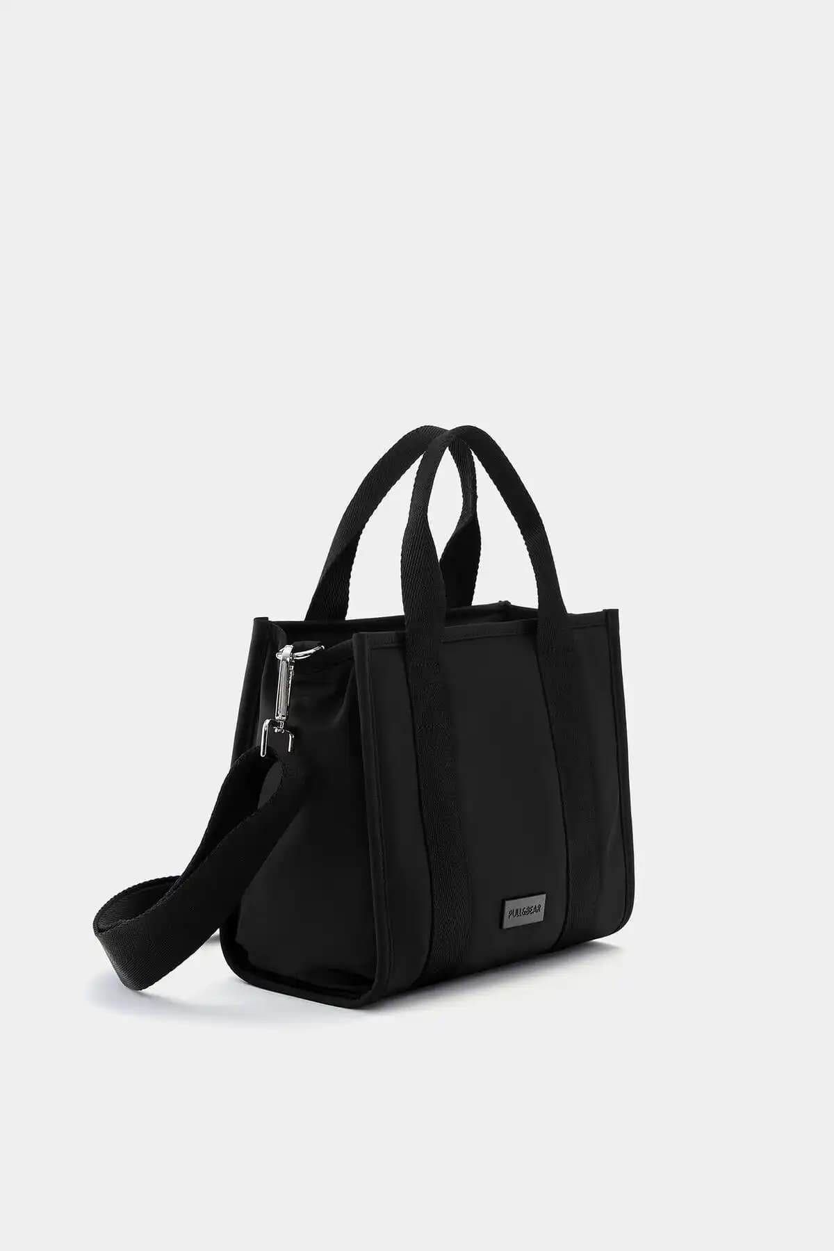 Pemboo Kadın Zincir Aksesuarlı Yumuşak Deri Çanta ve Pull & Bear Mini Tote Karşılaştırması 2