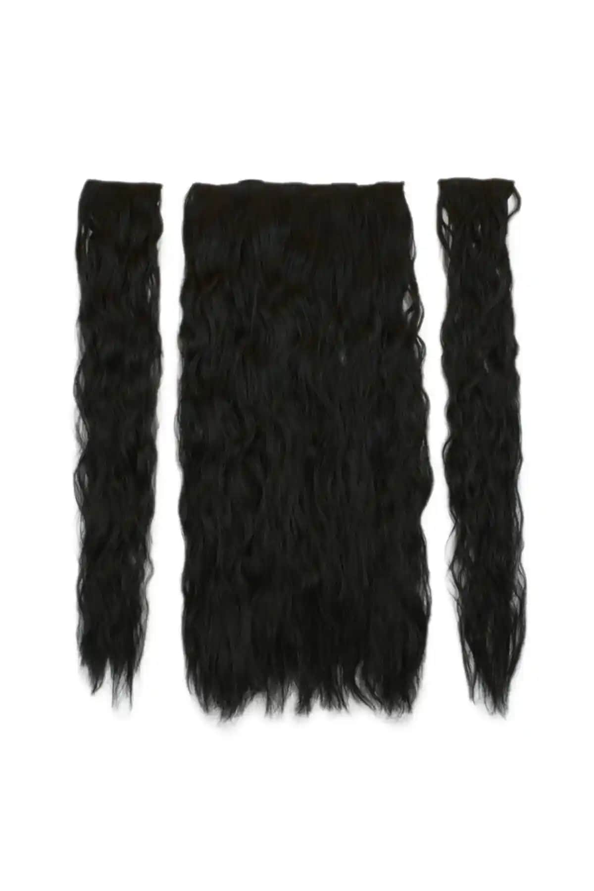 Peruk Market Siyah Dalgalı Sentetik Peruk Yüksek Kalite ve Doğal Görünüm Sağlar