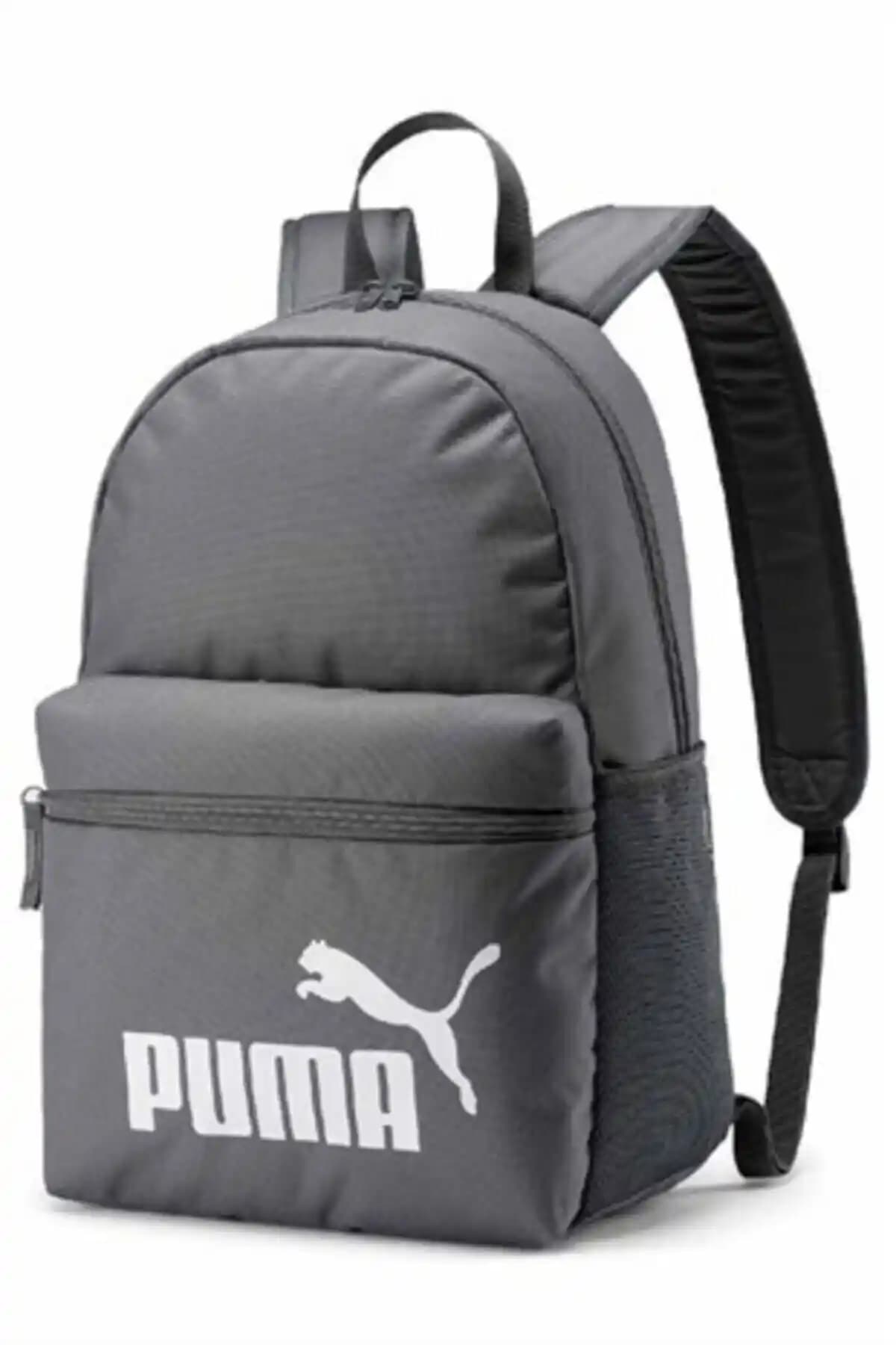 Puma Gri Sırt Çantası 077482 03: Günlük ve Okul Kullanımı İçin Pratik Çözüm