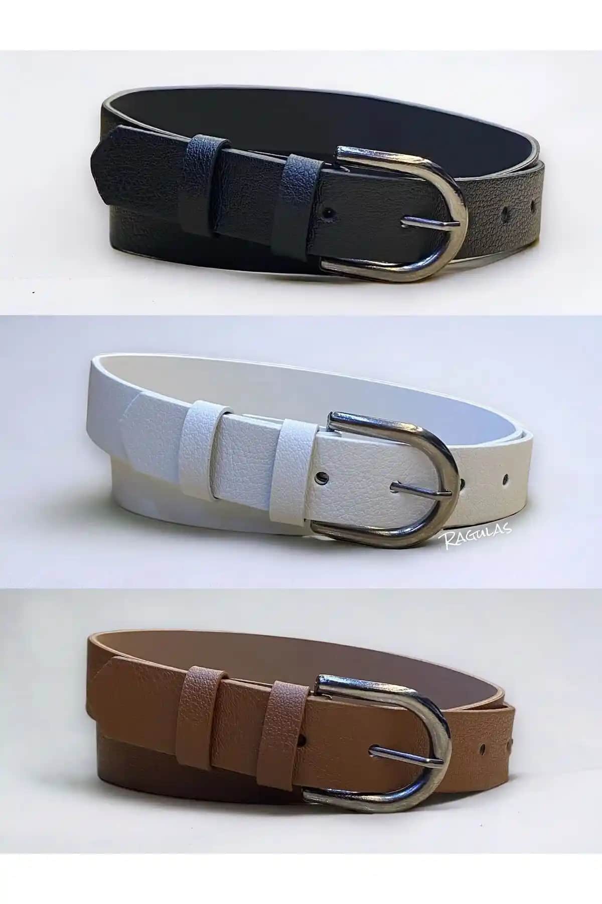 Ragulas Kadın Klasik Kemer 3'lü Set: Şıklık ve Fonksiyonellik Sunan Dayanıklı Tasarım