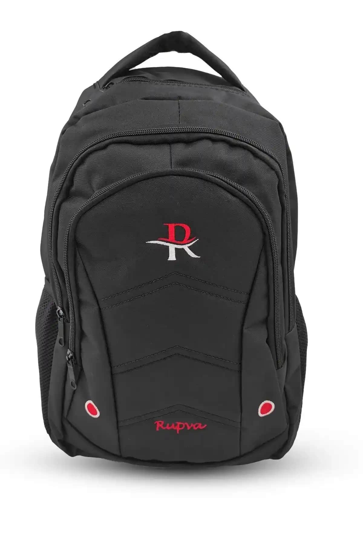 Rupva Siyah Unisex Laptop Sırt Çantası: Şık ve Dayanıklı Günlük Kullanım Çantası
