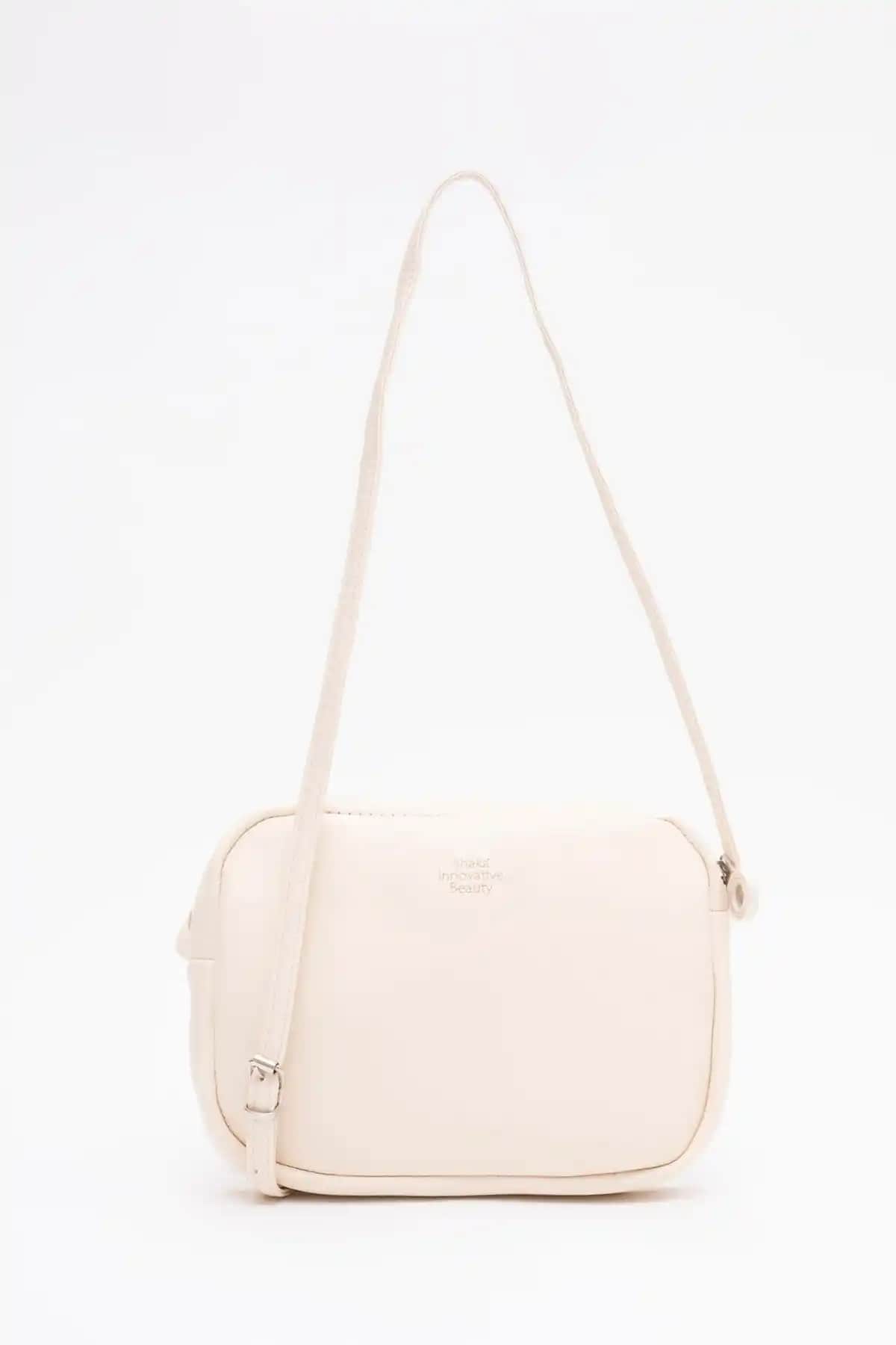 Şaka Krem U23 Mini Urban Omuz Çantası Günlük Kullanım İçin Şık ve Fonksiyonel Tasarım