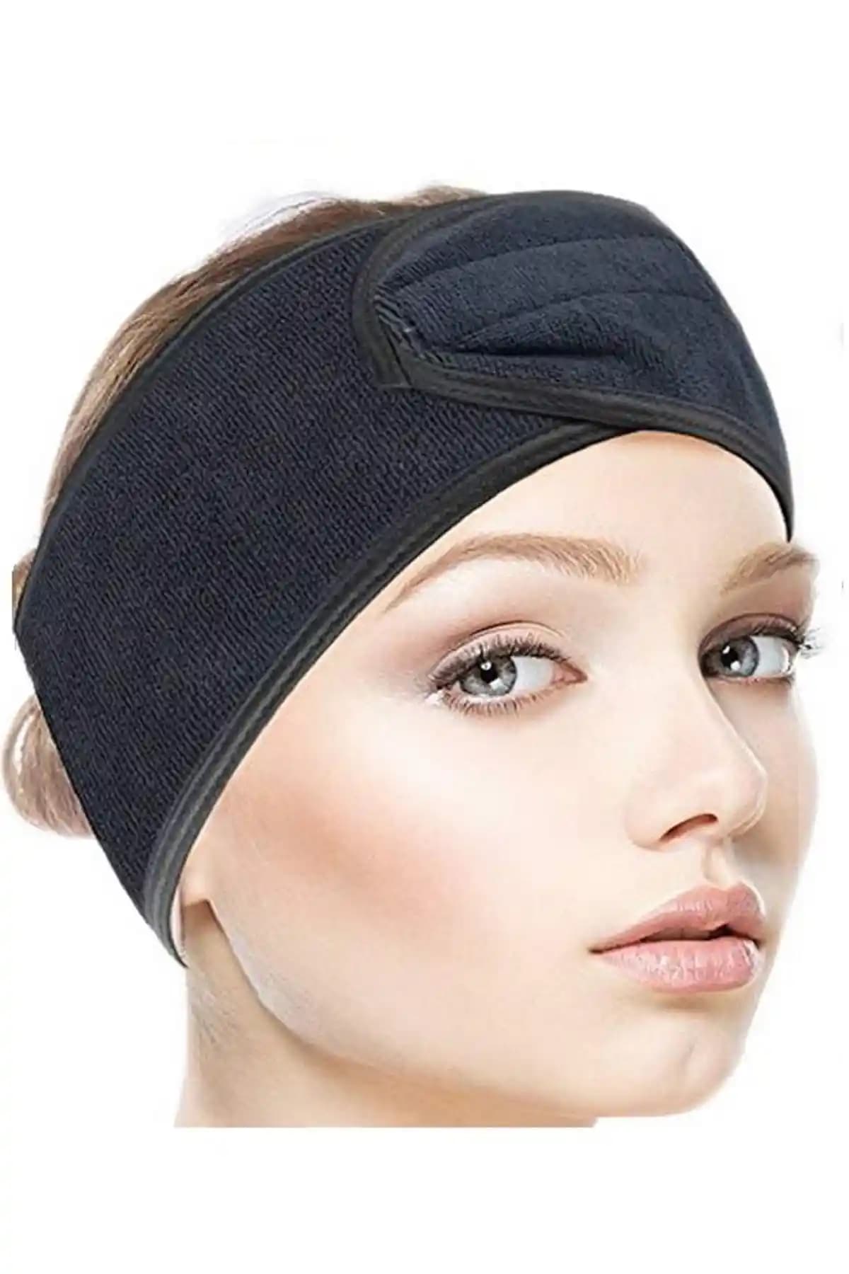 SB Siyah Renkli Makyaj ve Saç Bandı: Konfor ve Şıklık Sunan Çok Amaçlı Tasarım